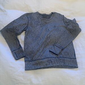 sz6 Lulu crewneck longsleeve in reflective pattern